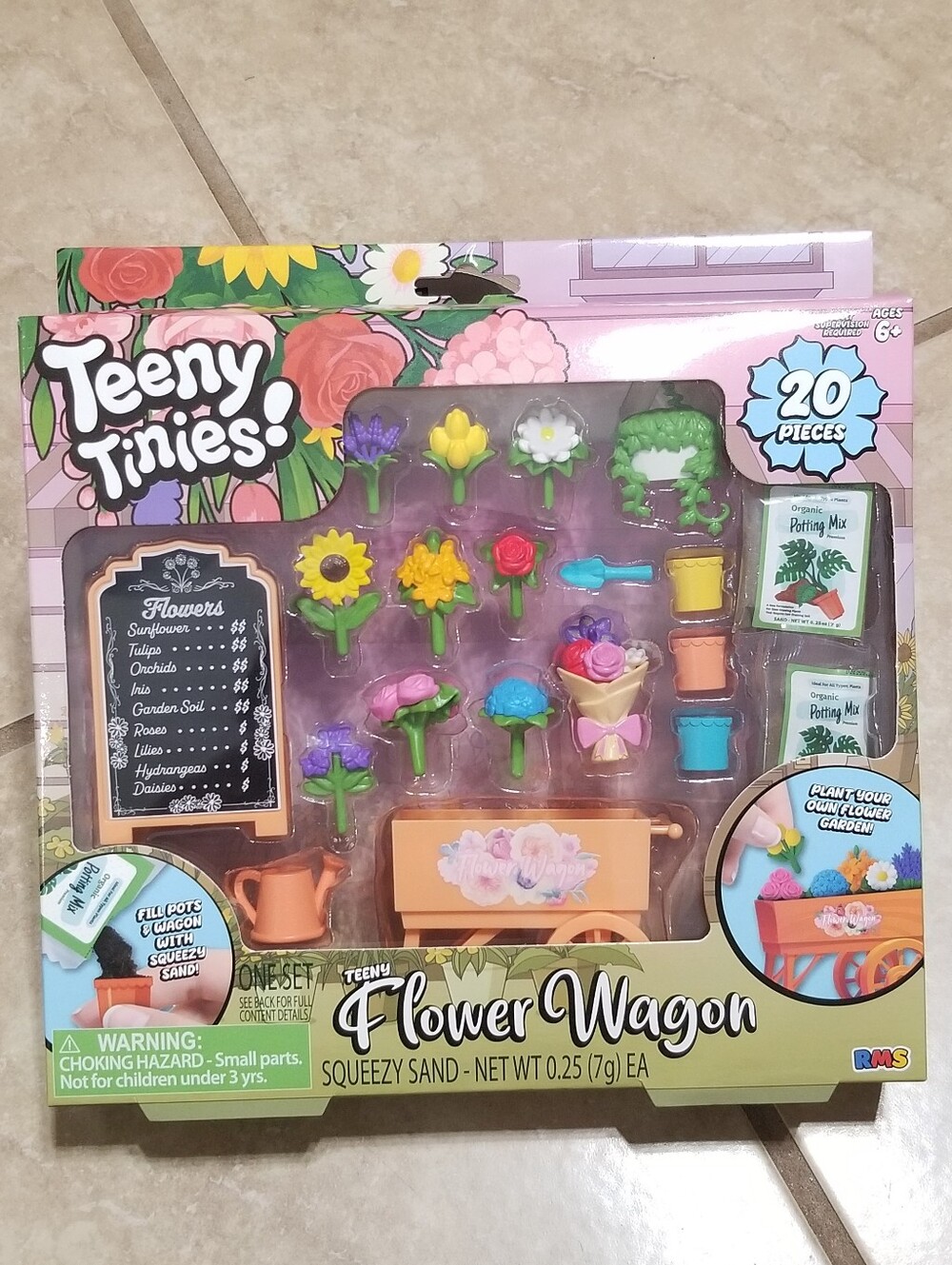 Teeny Tinies TEENY Flower Wagon 20pc Playset